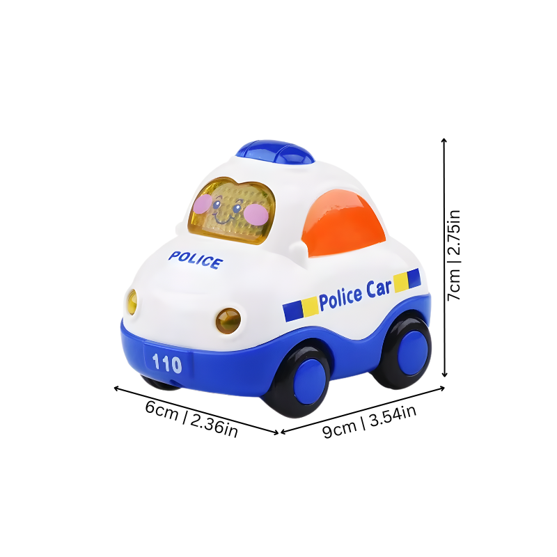 BabyDriver – Colourful Pull-Back Racing Car Adventure Set