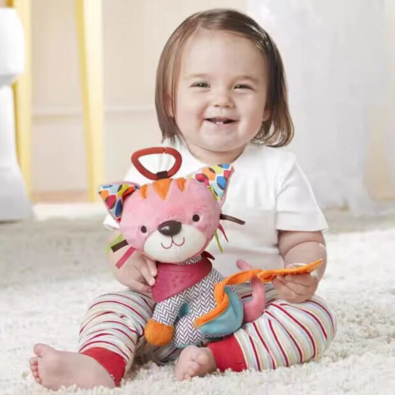 Soft Plush Rattle Toy – Sensory Comfort & Early Development Companion