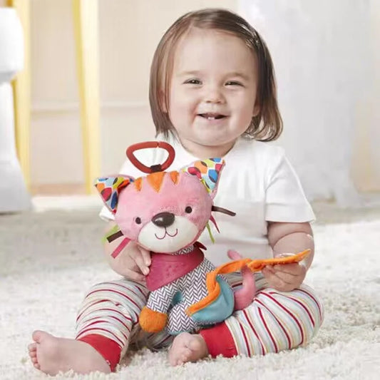 Soft Plush Rattle Toy – Sensory Comfort & Early Development Companion