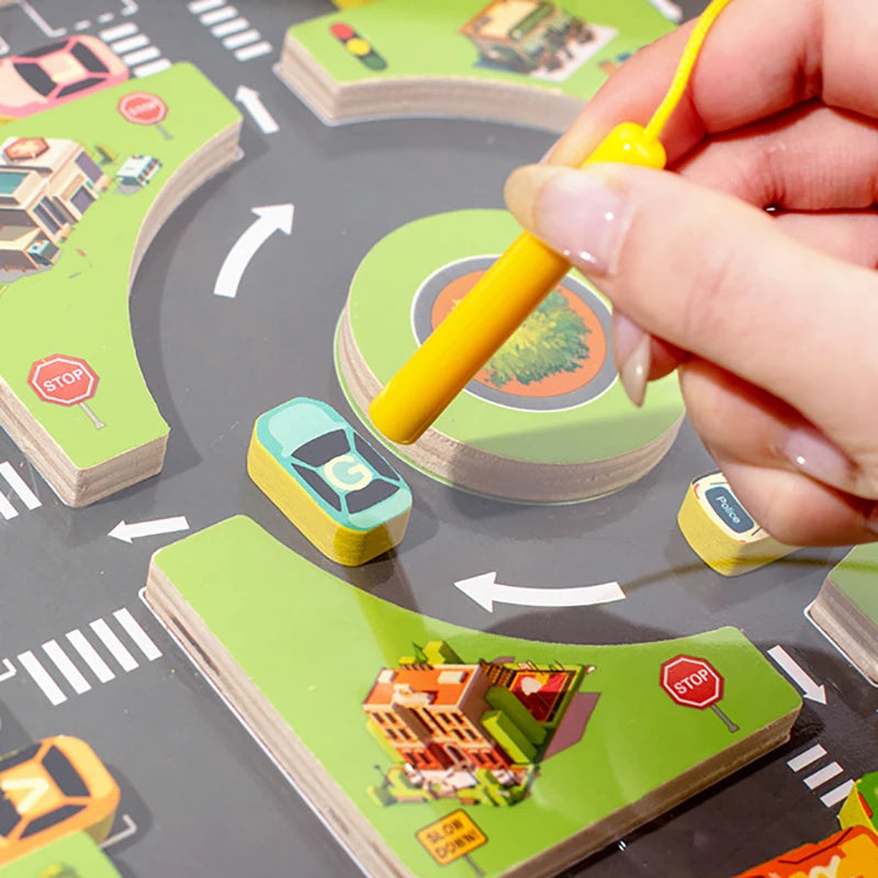Montessori Magnetic Maze Board – Educational Fine Motor Learning Toy