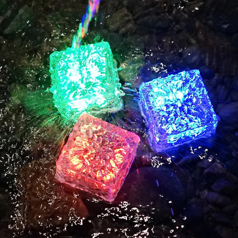 Glow Bath Cubes – Magical LED Light-Up Bath Toy (6 Pack)