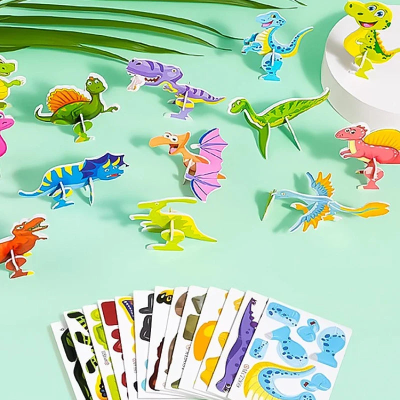 Learn Through Play – The 3D Cartoon Puzzle Set for Kids!