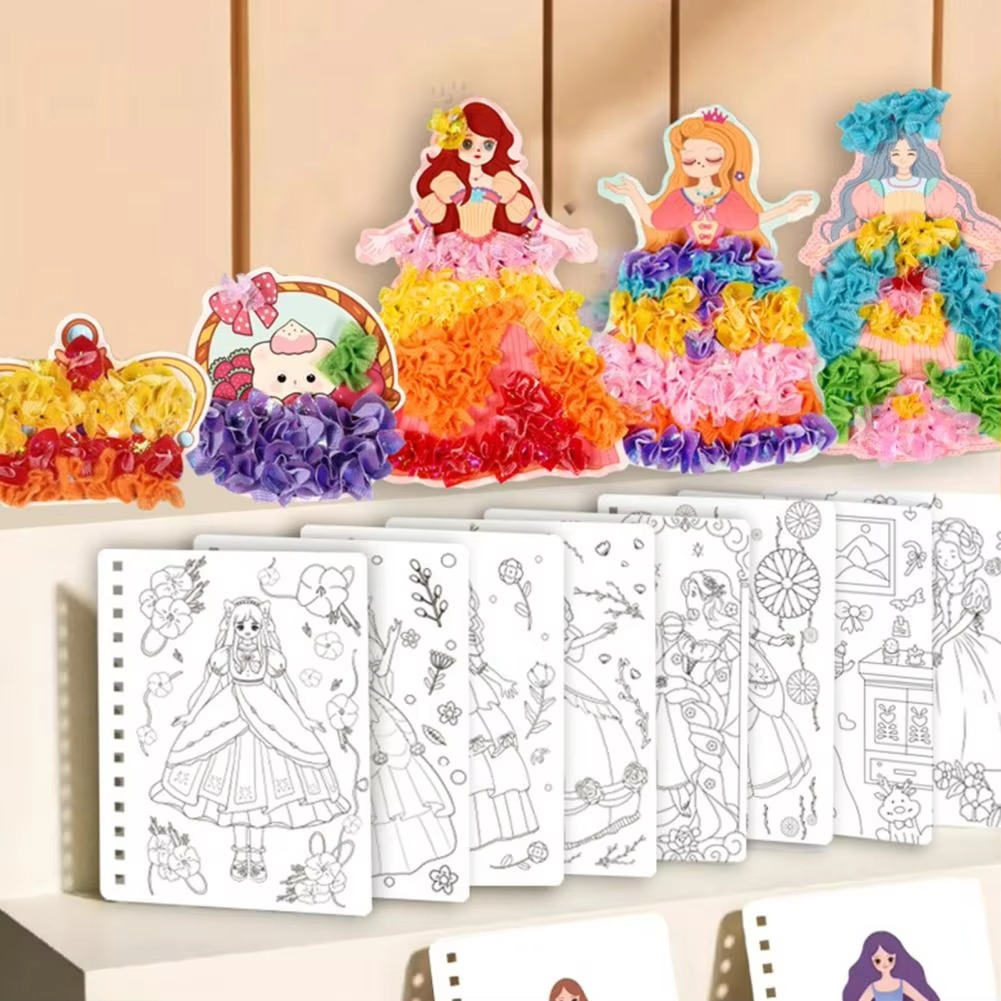 Magical Fashion Design Book – Creative Dress-Up & 3D Craft Activity Set For Kids