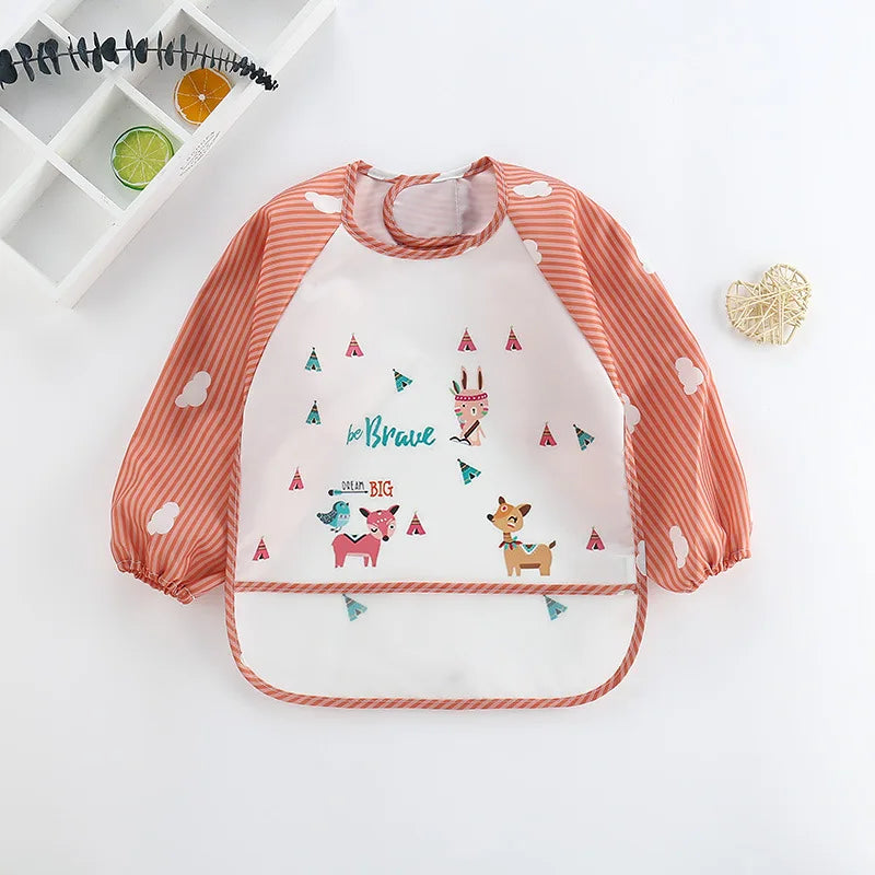 BabySleeve Bib – Long Sleeve Waterproof Bib For Mess-Free Mealtimes