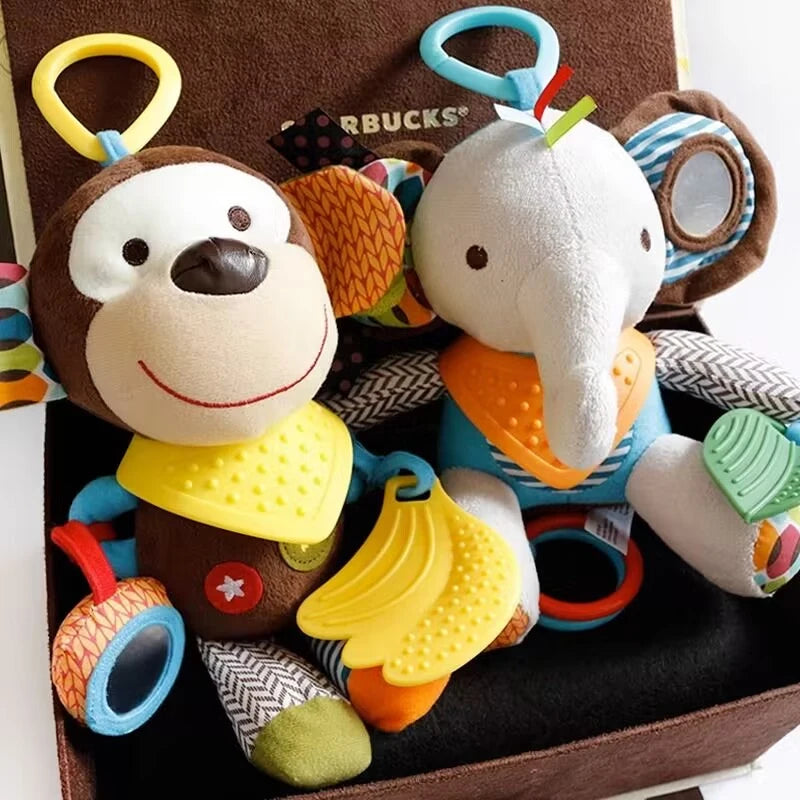 Soft Plush Rattle Toy – Sensory Comfort & Early Development Companion