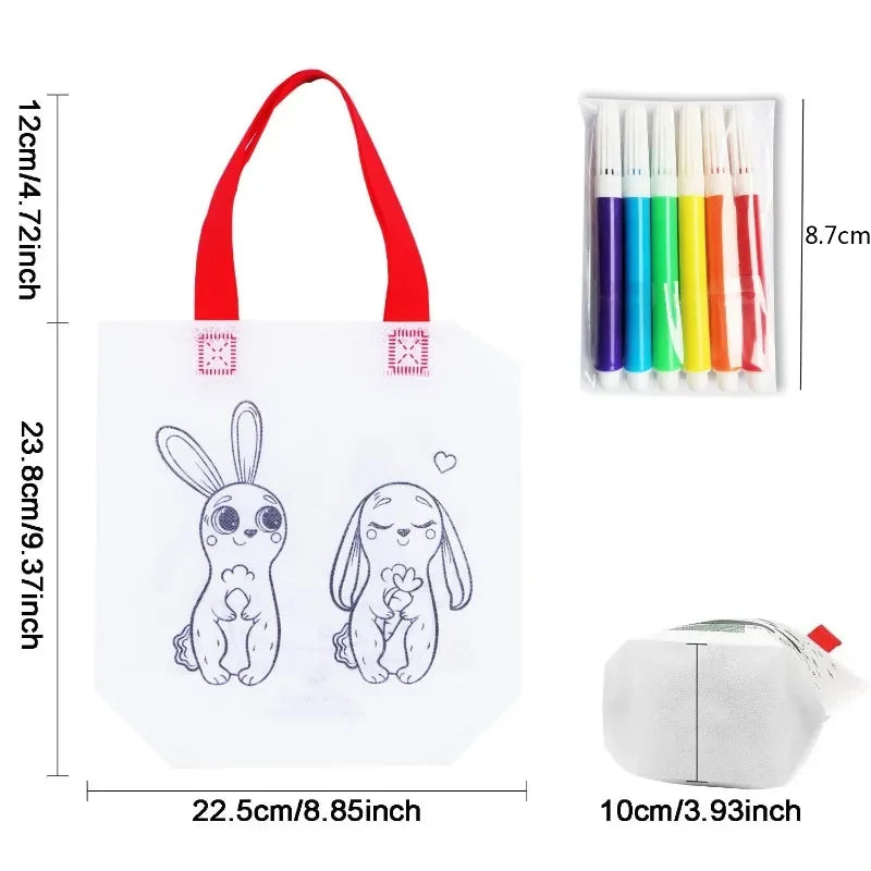 Creativity Anywhere – Kids Arts & Crafts Carry Bag Set