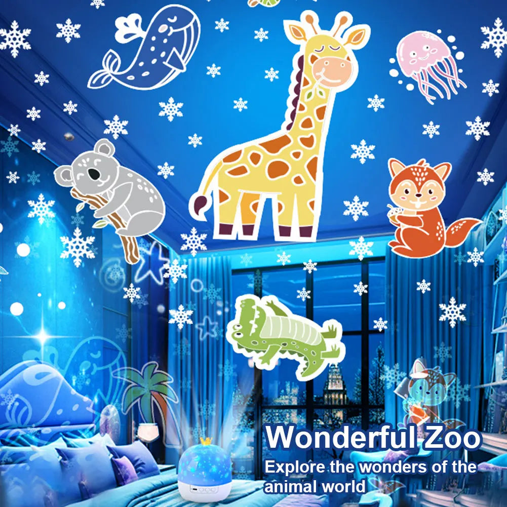 2 in 1 DreamGlow – Magical Night Light & Projector For Peaceful Bedtimes