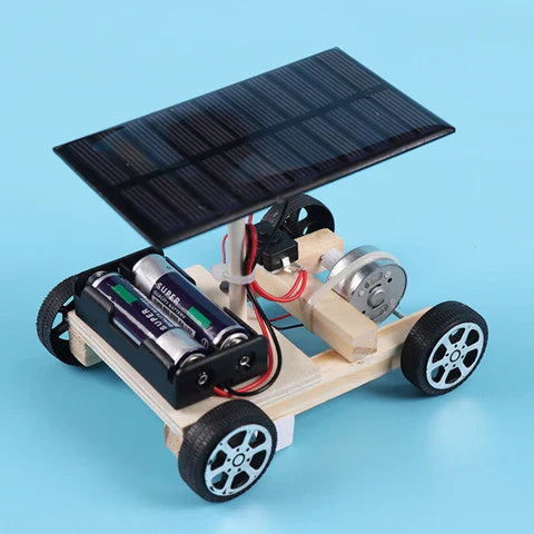 Solar Racing Car Construction Kit – STEM DIY Engineering & Renewable Energy Toy