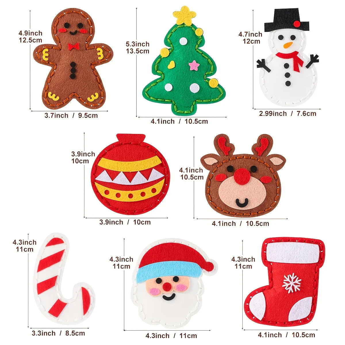 Safe Felt Christmas Sewing Kit – DIY Holiday Craft for Kids & Family