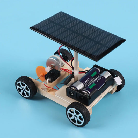 Solar Racing Car Construction Kit – STEM DIY Engineering & Renewable Energy Toy