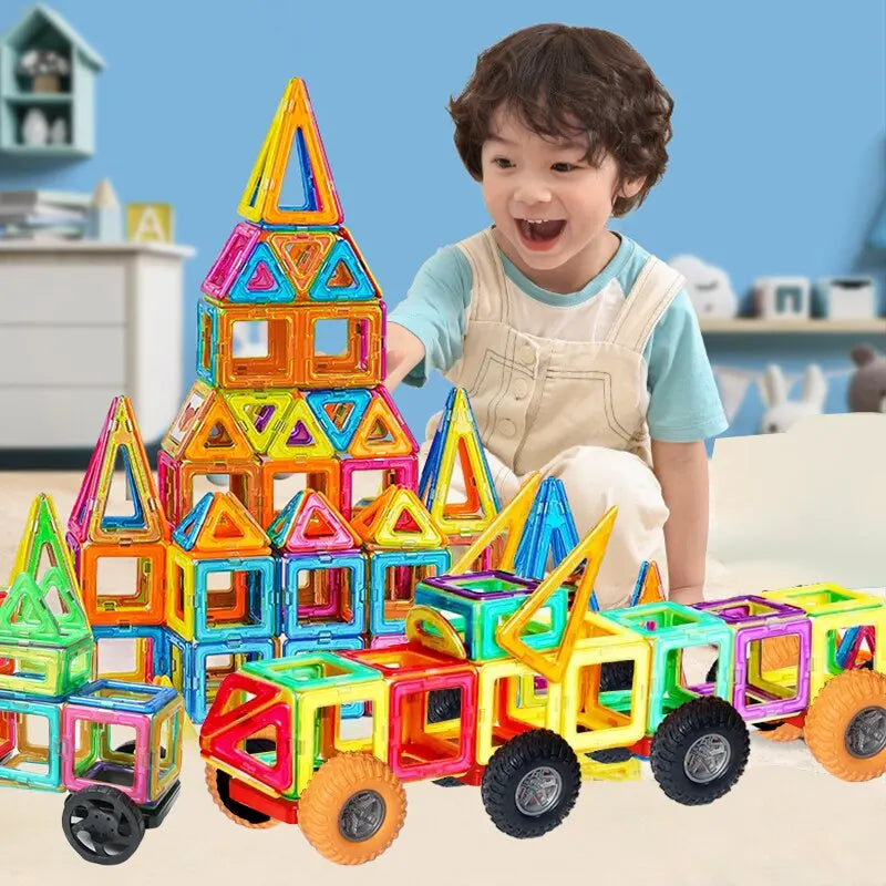 Magnetic Building Blocks Set – Endless Construction & Creative Learning Fun