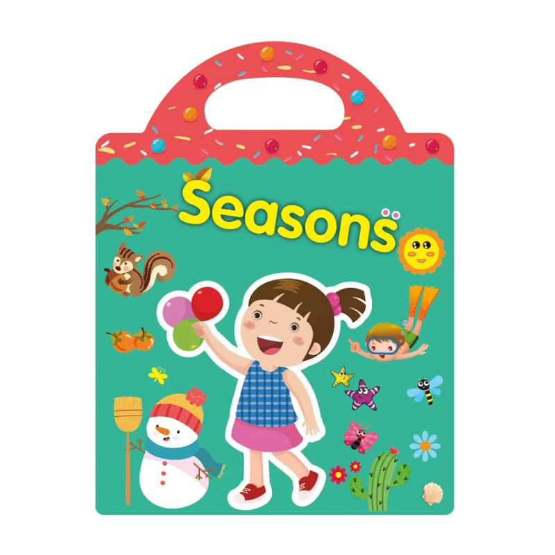 Reusable Sticker Book for Fun English Learning