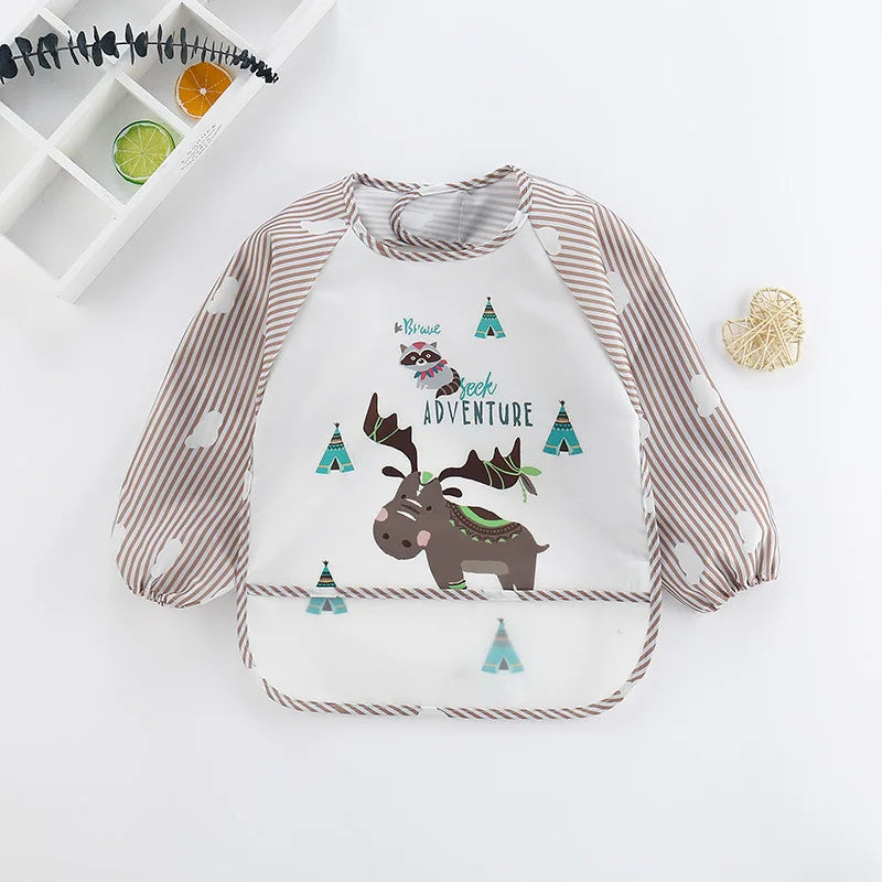 BabySleeve Bib – Long Sleeve Waterproof Bib For Mess-Free Mealtimes