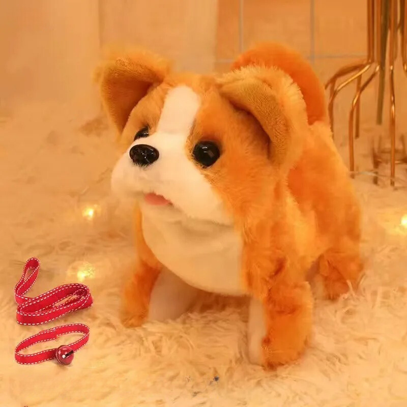 Interactive Walking, Barking & Tail-Wagging Toy Dog for Kids