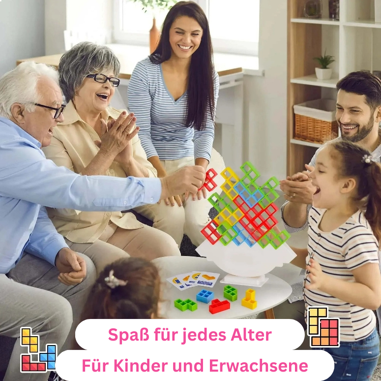 Balance Puzzle Game – Montessori Skill & Stability Building Toy For Kids & Family