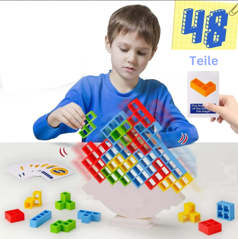 Balance Puzzle Game – Montessori Skill & Stability Building Toy For Kids & Family