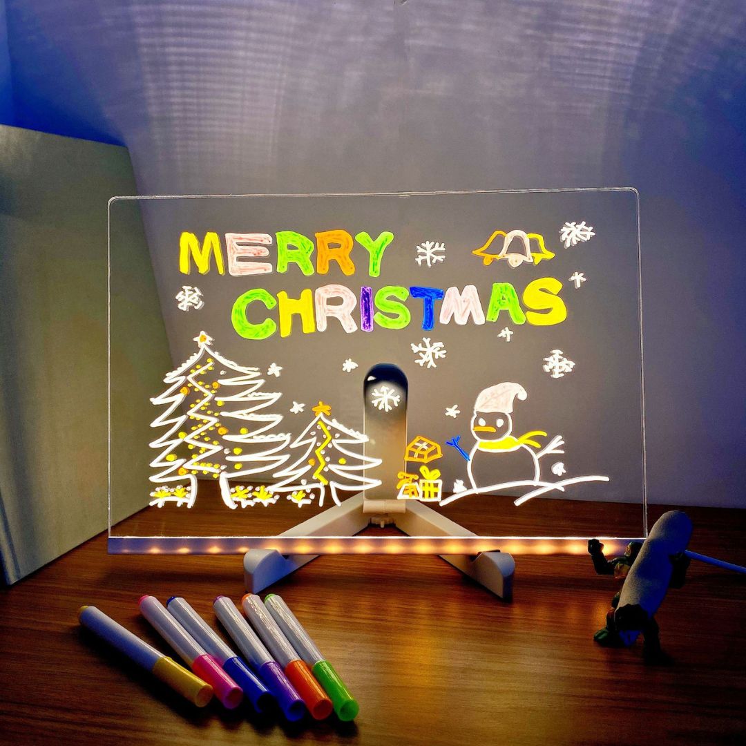 LED Drawing Board for Kids – Light-Up Creative Writing & Learning Tablet