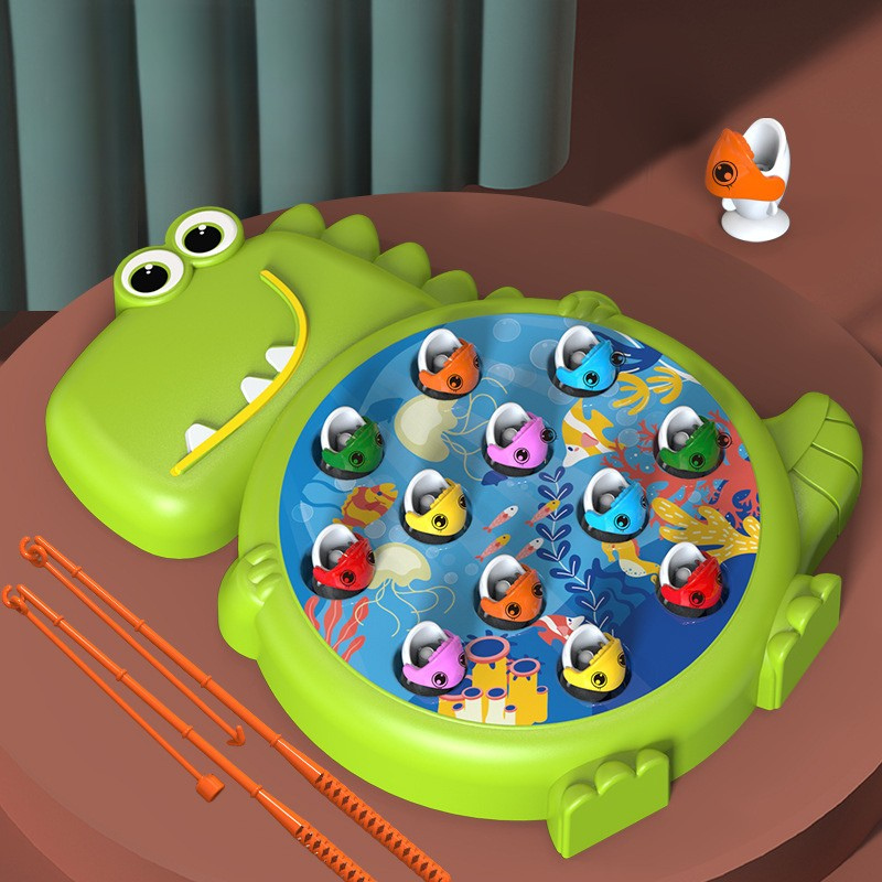 Dinosaur Fishing Game – Interactive Magnetic Fishing Toy for Kids