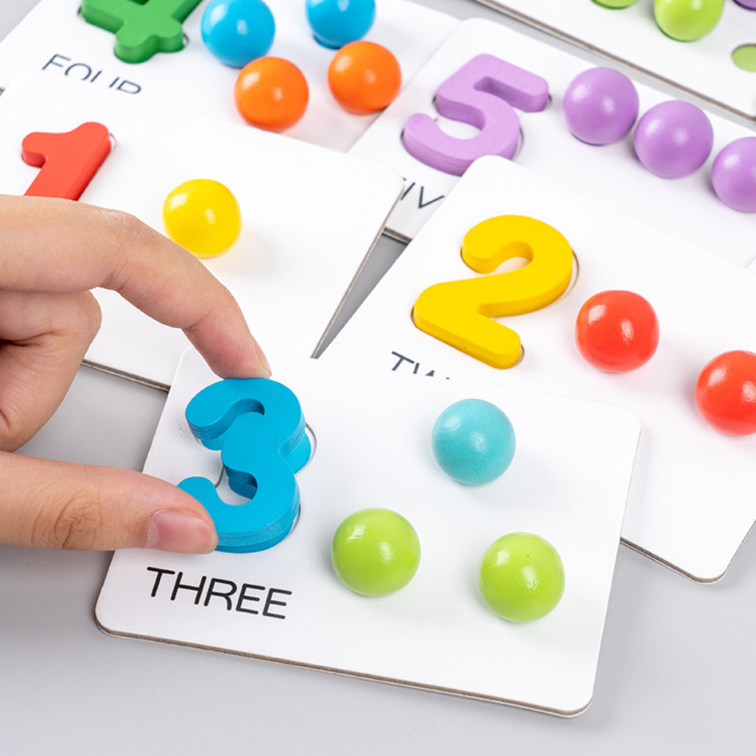 Montessori Number & Colour Sorting Set – Learn Through All Senses