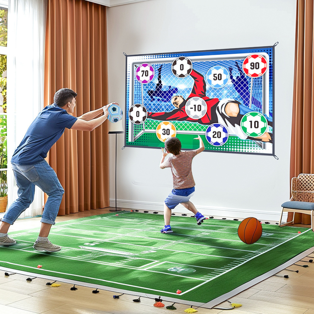 Indoor Safe Football Shooting Wall – Turn Indoor Energy Into Targeted Fun