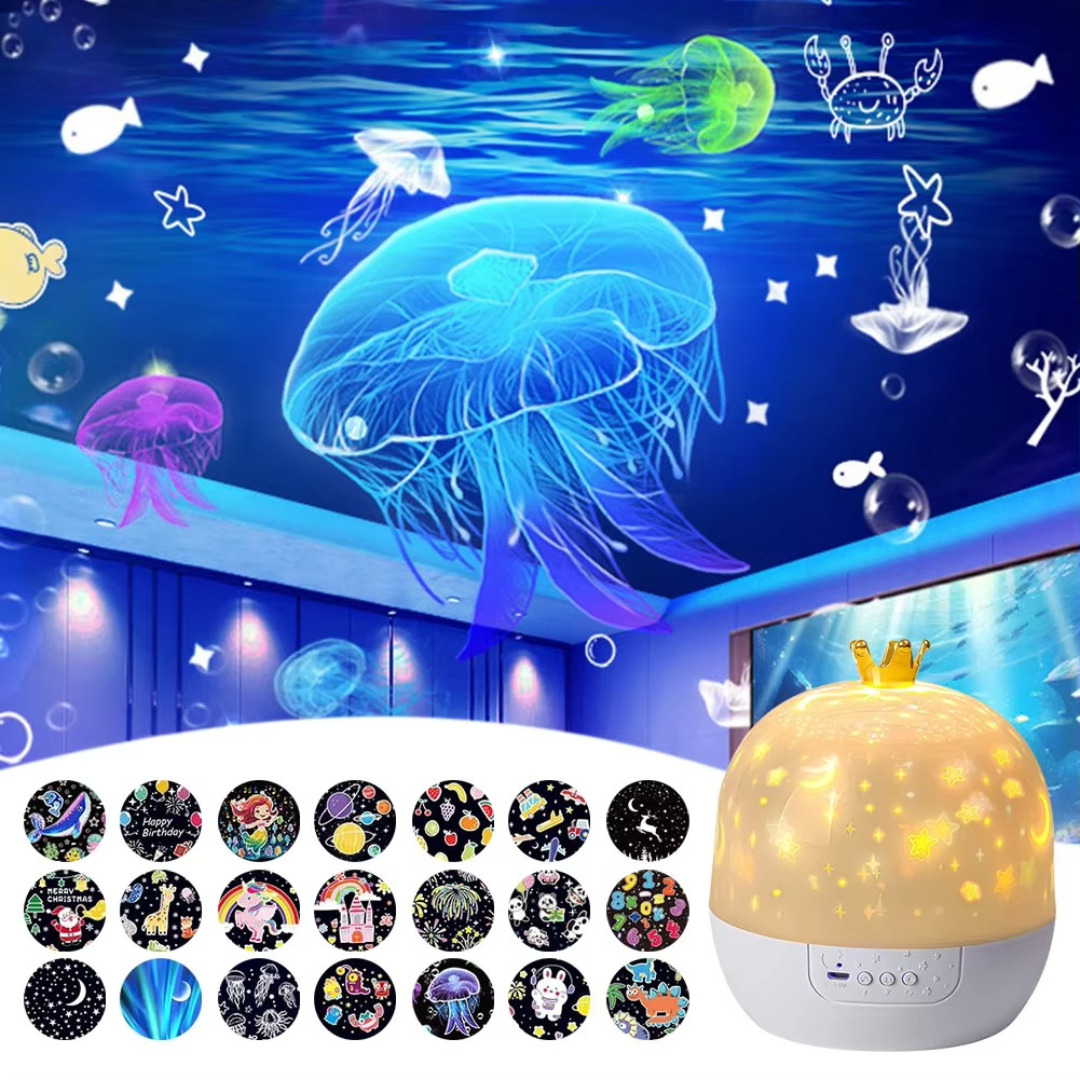 Magic Bedroom Projector – Transform Bedtime Into a Dreamy Underwater &amp; Starry Adventure