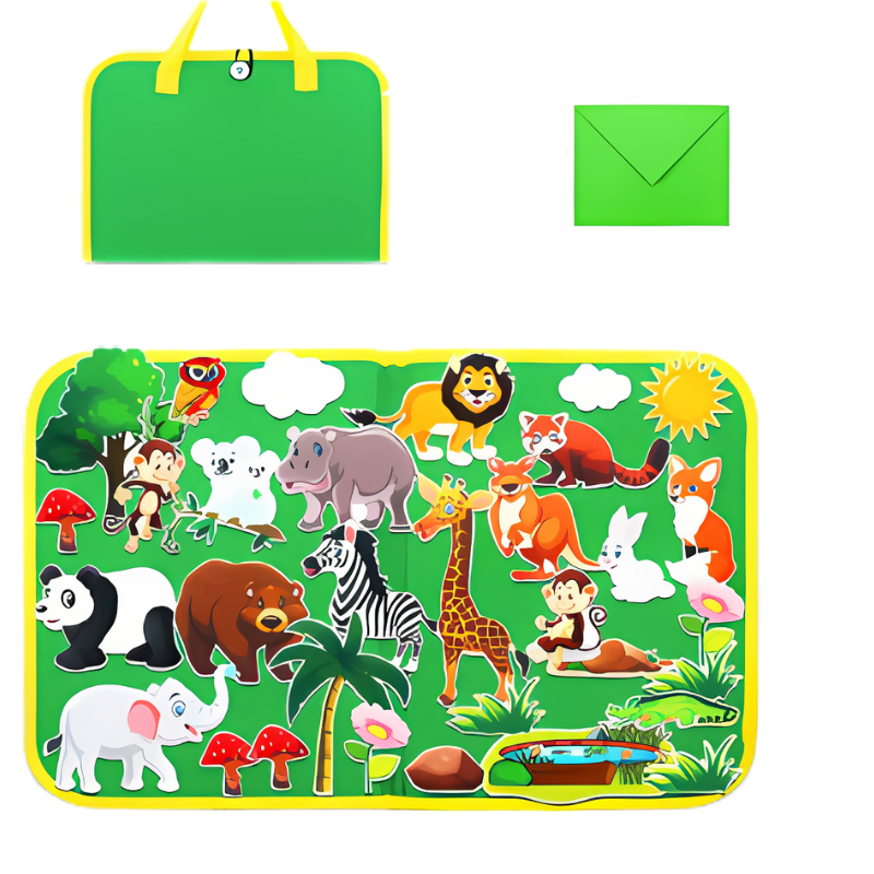 Felting Fun – Portable Felt Storytelling Play Set for Creative Learning & Imagination