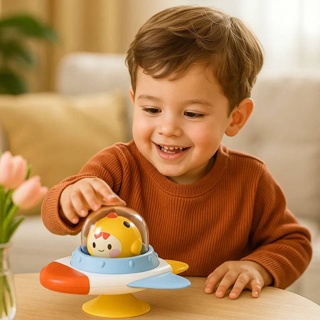 Montessori Suction Cup Spinner – Rotating Sensory Learning Toy for Kids