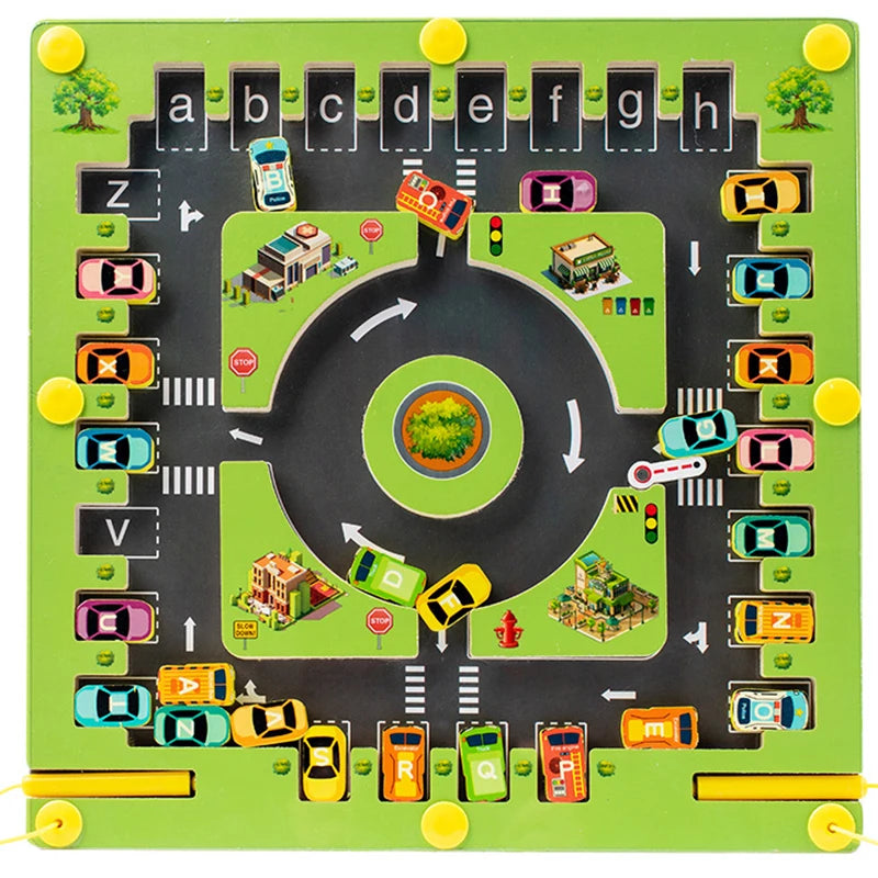 Montessori Magnetic Maze Board – Educational Fine Motor Learning Toy
