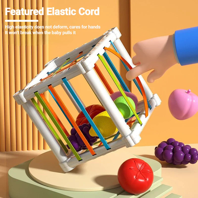 Learn Through Play – Montessori Shape Sorting & Motor Skills Box