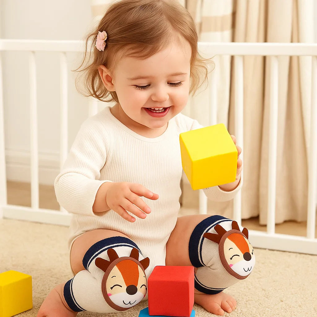 Cute Baby Knee Pads – Soft Protection for Crawling & First Steps