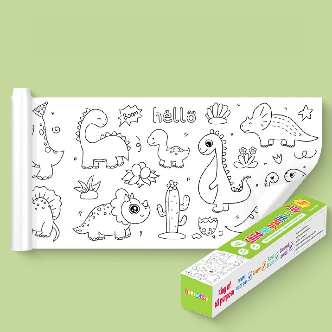 Wall Sticking Drawing Roll – Creative Fun That Reduces Screen Time