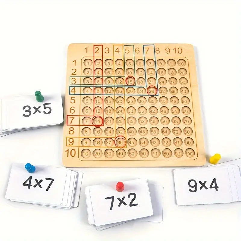 Montessori Maths Learning Game – Interactive Wooden Number Toy for Kids