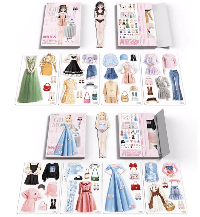 Create, Style & Design Like a Little Fashion Designer – Magnetic Fashion Play Set for Kids