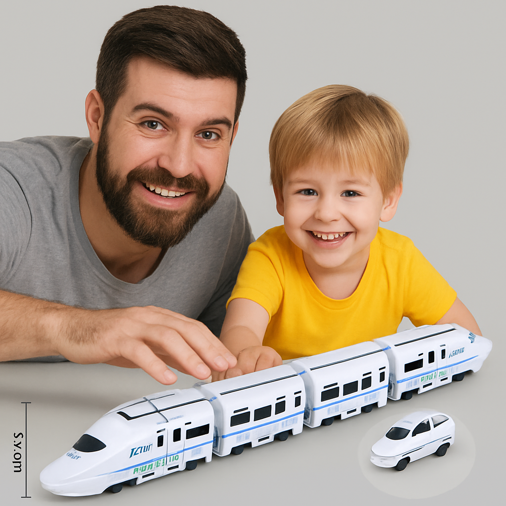 Electric Harmony Train – Realistic Motion Educational Railway Toy For Kids