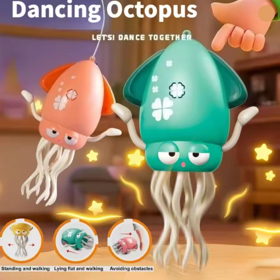 Dancing Octopus Kids Toy – Interactive Light & Music Crawling Fun