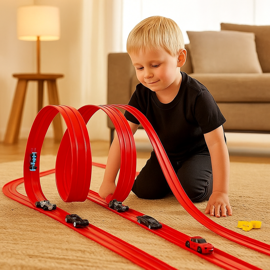 Flexible Racing Track Set – Build, Bend & Race Your Own Ultimate Track