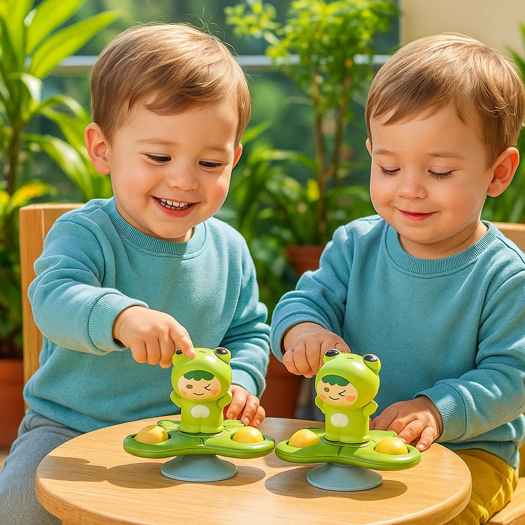 Montessori Suction Cup Spinner – Rotating Sensory Learning Toy for Kids