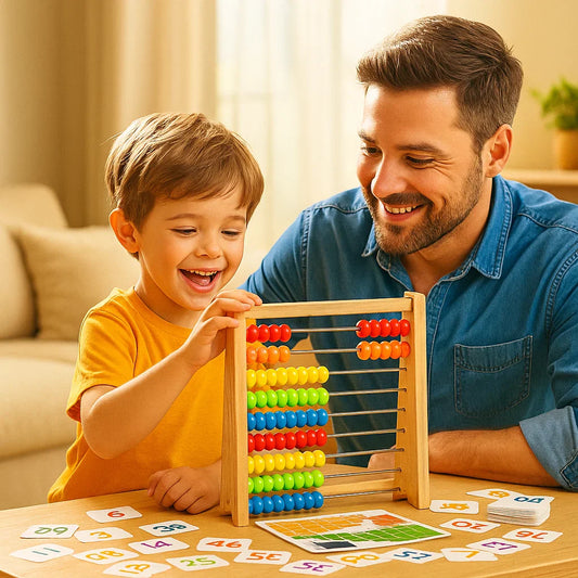 Wooden Counting Abacus – Learn Numbers & Math Through Play