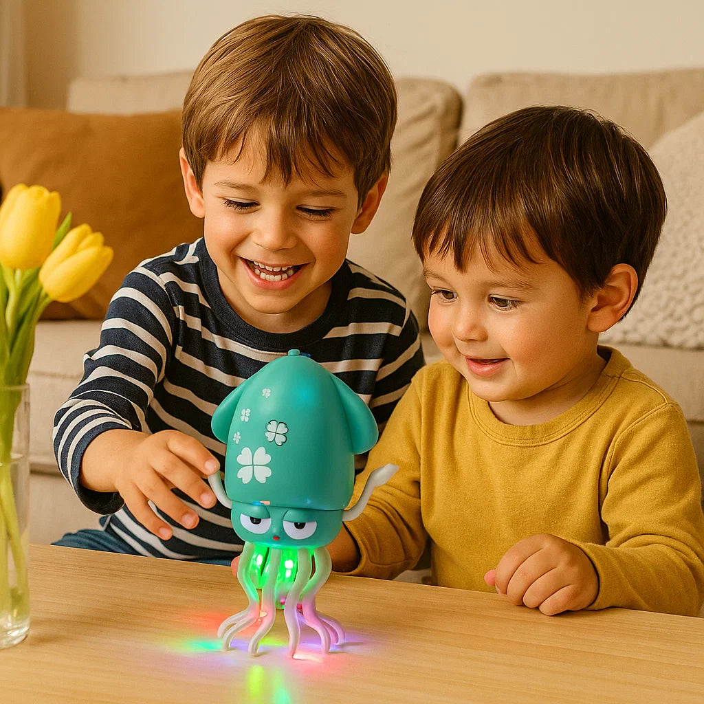 Dancing Octopus Kids Toy – Interactive Light & Music Crawling Fun