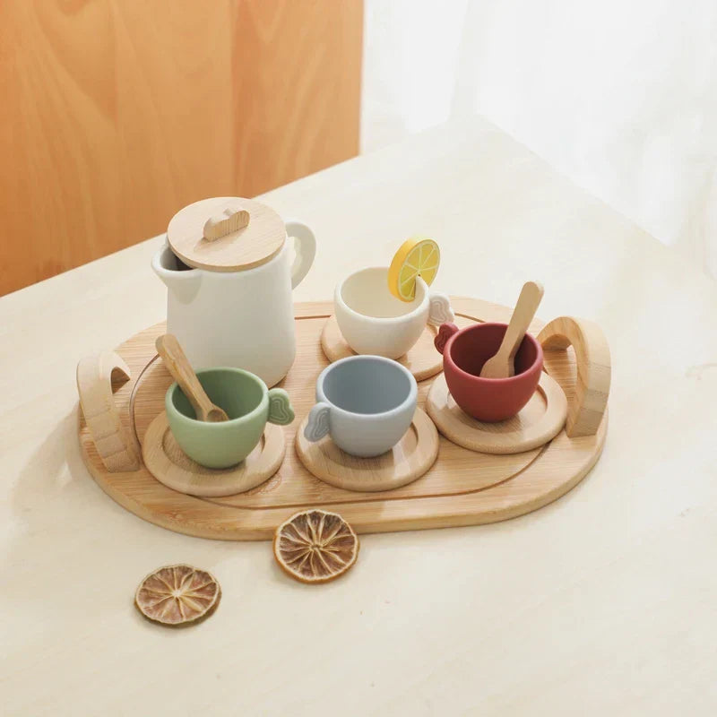 Wooden Tea Set – Imaginative Role Play for Creative Little Hosts
