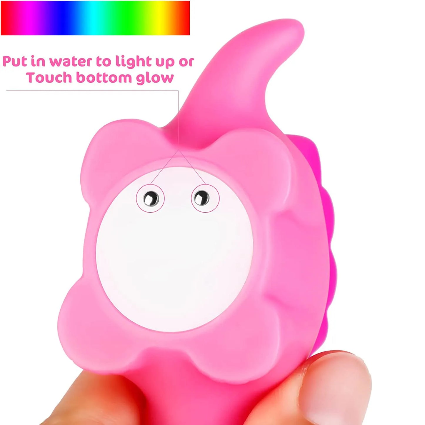 Glowing Bath Dinosaur Toys – Color-Changing LED Bath Fun