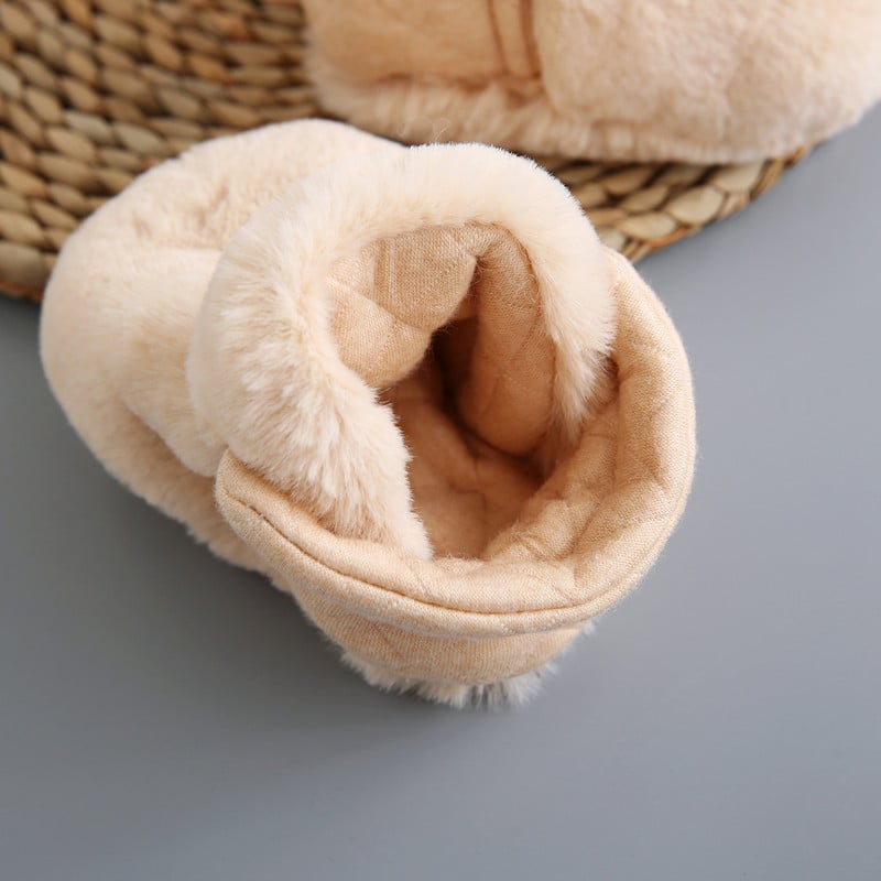 Fluffy Baby Sock Shoes – Warm, Soft & Non-Slip Comfort