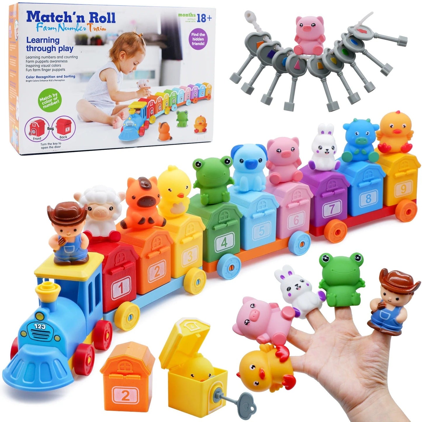 Montessori Farm House Toy – Interactive Early Learning Farm Adventure