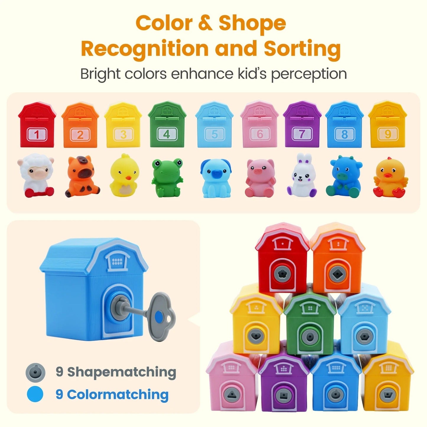 Montessori Farm House Toy – Interactive Early Learning Farm Adventure