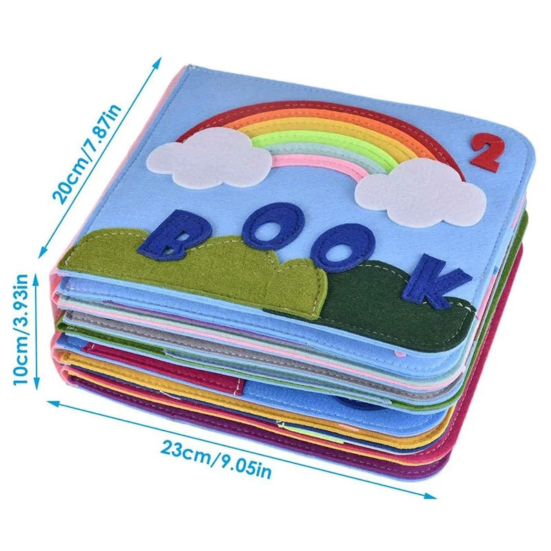 Montessori Felt Book – Interactive Learning Adventure for Curious Little Minds