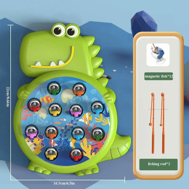 Dinosaur Fishing Game – Interactive Magnetic Fishing Toy for Kids