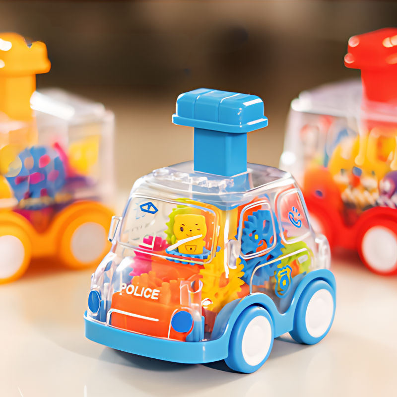 Car Fun – Interactive Push & Go Gear Car Set for Early Learning & Movement Play