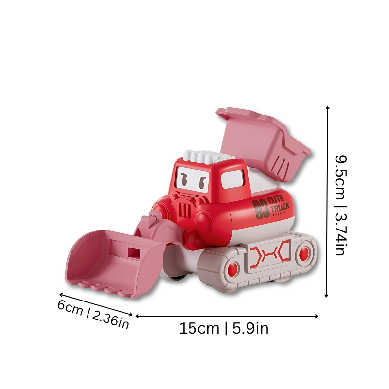 Build Racer – Push-and-Go Construction Vehicle Set for Kids