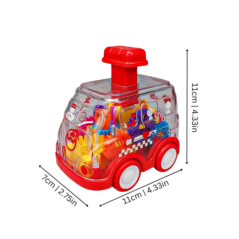 Car Fun – Interactive Push & Go Gear Car Set for Early Learning & Movement Play
