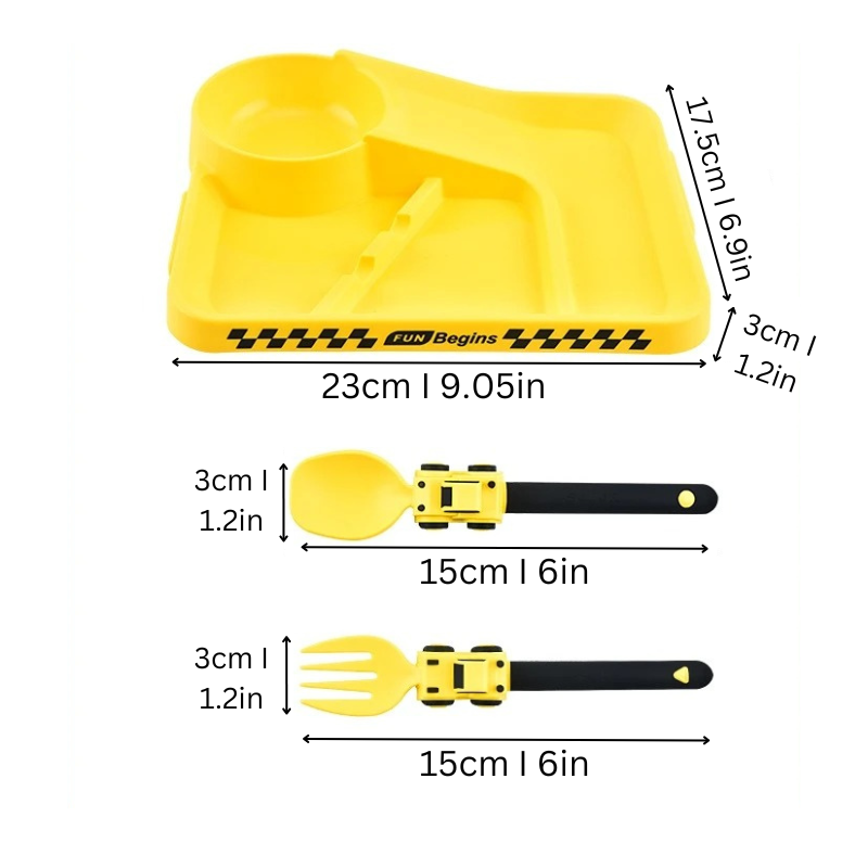 Construction Dinner Set – Turn Mealtime Into a Building Adventure